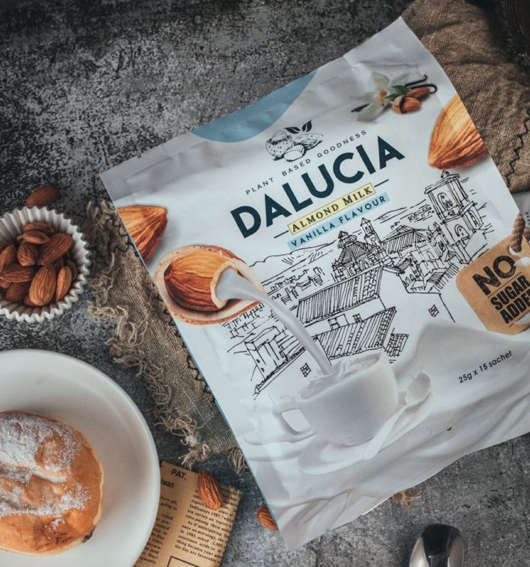 Almond Milk Powder Vanilla – Dalucia Almond Milk